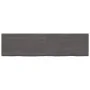Tablero mesa madera roble tratada marrón oscuro 220x60x(2-6) cm de vidaXL, Tableros para mesas - Ref: Foro24-3156469, Precio:...