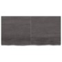 Tablero mesa madera roble tratada marrón oscuro 120x60x(2-6) cm de vidaXL, Tableros para mesas - Ref: Foro24-3156439, Precio:...