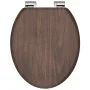 SCHÜTTE Toilet seat with soft close DARK WOOD MDF by SCHÜTTE, Toilet and bidet seats - Ref: Foro24-435087, Price: 61,95 €, Di...