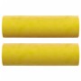 Sofá de 2 plazas con cojines terciopelo amarillo 140 cm en Sofás | Comprar online en Foru.es