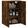 Armario de pared madera ingeniería roble ahumado 69,5x34x90 cm de vidaXL, Aparadores - Ref: Foro24-834983, Precio: 83,59 €, D...