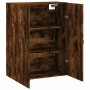 Armario de pared madera ingeniería roble ahumado 69,5x34x90 cm de vidaXL, Aparadores - Ref: Foro24-834983, Precio: 83,59 €, D...