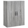 Armario de pared madera ingeniería gris Sonoma 69,5x34x90 cm de vidaXL, Aparadores - Ref: Foro24-834984, Precio: 71,70 €, Des...