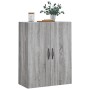 Armario de pared madera ingeniería gris Sonoma 69,5x34x90 cm de vidaXL, Aparadores - Ref: Foro24-834984, Precio: 71,70 €, Des...