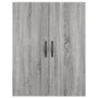 Armario de pared madera ingeniería gris Sonoma 69,5x34x90 cm de vidaXL, Aparadores - Ref: Foro24-834984, Precio: 71,70 €, Des...