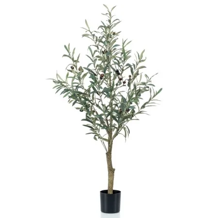 Emerald Olivo artificial en maceta de plástico 115 cm de Emerald, Flora artificial - Ref: Foro24-435922, Precio: 96,36 €, Des...