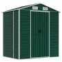 Cobertizo de jardín acero galvanizado verde 191x130x198 cm de vidaXL, Cobertizos - Ref: Foro24-3188231, Precio: 238,90 €, Des...