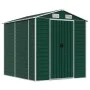 Cobertizo de jardín acero galvanizado verde 191x215x198 cm de vidaXL, Cobertizos - Ref: Foro24-3188232, Precio: 347,75 €, Des...