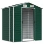 Cobertizo de jardín acero galvanizado verde 191x130x198 cm de vidaXL, Cobertizos - Ref: Foro24-3188231, Precio: 238,90 €, Des...