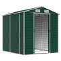 Cobertizo de jardín acero galvanizado verde 191x215x198 cm de vidaXL, Cobertizos - Ref: Foro24-3188232, Precio: 347,75 €, Des...
