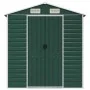 Cobertizo de jardín acero galvanizado verde 191x215x198 cm de vidaXL, Cobertizos - Ref: Foro24-3188232, Precio: 347,75 €, Des...
