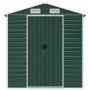 Cobertizo de jardín acero galvanizado verde 191x215x198 cm de vidaXL, Cobertizos - Ref: Foro24-3188232, Precio: 347,43 €, Des...