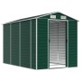 Cobertizo de jardín acero galvanizado verde 191x300x198 cm de vidaXL, Cobertizos - Ref: Foro24-3188233, Precio: 435,89 €, Des...