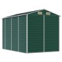 Cobertizo de jardín acero galvanizado verde 191x300x198 cm de vidaXL, Cobertizos - Ref: Foro24-3188233, Precio: 435,89 €, Des...