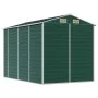 Cobertizo de jardín acero galvanizado verde 191x300x198 cm de vidaXL, Cobertizos - Ref: Foro24-3188233, Precio: 394,62 €, Des...
