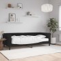 Sofá cama con colchón terciopelo negro 90x200 cm de vidaXL, Camas y somieres - Ref: Foro24-3197751, Precio: 315,94 €, Descuen...