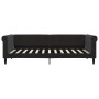 Sofá cama con colchón terciopelo negro 90x200 cm de vidaXL, Camas y somieres - Ref: Foro24-3197751, Precio: 315,94 €, Descuen...
