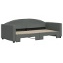 Sofá cama nido tela gris oscuro 90x190 cm de vidaXL, Camas y somieres - Ref: Foro24-3197199, Precio: 249,14 €, Descuento: %