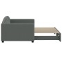 Sofá cama nido tela gris oscuro 90x190 cm de vidaXL, Camas y somieres - Ref: Foro24-3197199, Precio: 249,14 €, Descuento: %