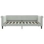 Sofá cama con colchón terciopelo gris claro 90x190 cm de vidaXL, Camas y somieres - Ref: Foro24-3197760, Precio: 317,18 €, De...