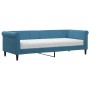 Sofá cama con colchón terciopelo azul 80x200 cm de vidaXL, Camas y somieres - Ref: Foro24-3197739, Precio: 318,13 €, Descuent...