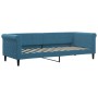 Sofá cama con colchón terciopelo azul 80x200 cm de vidaXL, Camas y somieres - Ref: Foro24-3197739, Precio: 318,13 €, Descuent...
