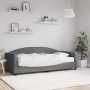 Sofá cama con colchón tela gris oscuro 90x190 cm de vidaXL, Camas y somieres - Ref: Foro24-3197181, Precio: 309,31 €, Descuen...