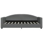 Sofá cama con colchón tela gris oscuro 90x190 cm de vidaXL, Camas y somieres - Ref: Foro24-3197181, Precio: 309,31 €, Descuen...