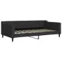 Trundle sofa bed with drawers black fabric 100x200 cm by vidaXL, Beds and slatted bases - Ref: Foro24-3197469, Price: 293,67 ...