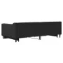 Trundle sofa bed with drawers black fabric 100x200 cm by vidaXL, Beds and slatted bases - Ref: Foro24-3197469, Price: 293,67 ...
