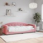 Sofá cama terciopelo rosa 80x200 cm de vidaXL, Camas y somieres - Ref: Foro24-354132, Precio: 182,70 €, Descuento: %