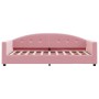 Sofá cama terciopelo rosa 80x200 cm de vidaXL, Camas y somieres - Ref: Foro24-354132, Precio: 182,70 €, Descuento: %