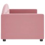 Sofá cama terciopelo rosa 80x200 cm de vidaXL, Camas y somieres - Ref: Foro24-354132, Precio: 182,70 €, Descuento: %