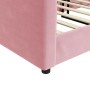 Sofá cama terciopelo rosa 80x200 cm de vidaXL, Camas y somieres - Ref: Foro24-354132, Precio: 182,70 €, Descuento: %