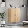 Armario de pared madera ingeniería roble Sonoma 69,5x34x90 cm de vidaXL, Aparadores - Ref: Foro24-834981, Precio: 81,94 €, De...