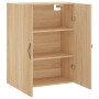 Armario de pared madera ingeniería roble Sonoma 69,5x34x90 cm de vidaXL, Aparadores - Ref: Foro24-834981, Precio: 81,94 €, De...