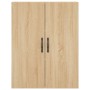 Armario de pared madera ingeniería roble Sonoma 69,5x34x90 cm de vidaXL, Aparadores - Ref: Foro24-834981, Precio: 81,94 €, De...