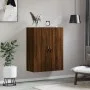 Brown oak engineered wood wall cabinet 69.5x34x90 cm by vidaXL, Sideboards - Ref: Foro24-834985, Price: 73,13 €, Discount: %