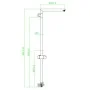 SCHÜTTE Fixed shower bar MARSEILLE chrome by SCHÜTTE, Shower arms and adapters - Ref: Foro24-438694, Price: 108,88 €, Discoun...
