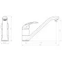 SCHÜTTE Grifo mezclador de fregadero ALBATROS cromado de SCHÜTTE, Grifos - Ref: Foro24-438707, Precio: 72,53 €, Descuento: %