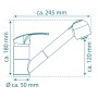SCHÜTTE Grifo mezclador de fregadero con ducha extraíble DIZIANI cromo de SCHÜTTE, Grifos - Ref: Foro24-438726, Precio: 63,27...