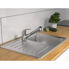 SCHÜTTE Grifo mezclador de fregadero ducha extraíble ALBATROS cromo de SCHÜTTE, Grifos - Ref: Foro24-438727, Precio: 85,62 €,...