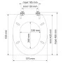 SCHÜTTE Asiento de inodoro con cierre suave SPIRIT ATHRAZIT gris mate de SCHÜTTE, Asientos de inodoros y bidés - Ref: Foro24-...