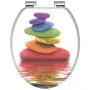 SCHÜTTE Toilet seat with soft close COLORFUL STONES by SCHÜTTE, Toilet and bidet seats - Ref: Foro24-438741, Price: 63,82 €, ...
