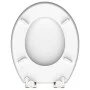 SCHÜTTE Toilet seat with soft close GRAY STEEL MDF with gloss by SCHÜTTE, Toilet and bidet seats - Ref: Foro24-438750, Price:...