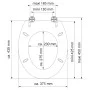 SCHÜTTE Soft Close Toilet Seat OASIS MDF Glossy by SCHÜTTE, Toilet and bidet seats - Ref: Foro24-438756, Price: 52,51 €, Disc...