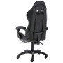 Silla gaming con reposapiés cuero sintético negro y camuflaje en Sillas de oficina | Comprar online en Foru.es