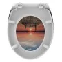 SCHÜTTE Toilet seat soft close quick release SUNSET SKY by SCHÜTTE, Toilet and bidet seats - Ref: Foro24-438777, Price: 42,33...