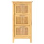 EISL Mueble de cuarto de baño con 3 cajones de bambú 30x42x82 cm de EISL, Tocadores de baño - Ref: Foro24-438812, Precio: 121...