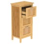 EISL Mueble de cuarto de baño con 3 cajones de bambú 30x42x82 cm de EISL, Tocadores de baño - Ref: Foro24-438812, Precio: 121...